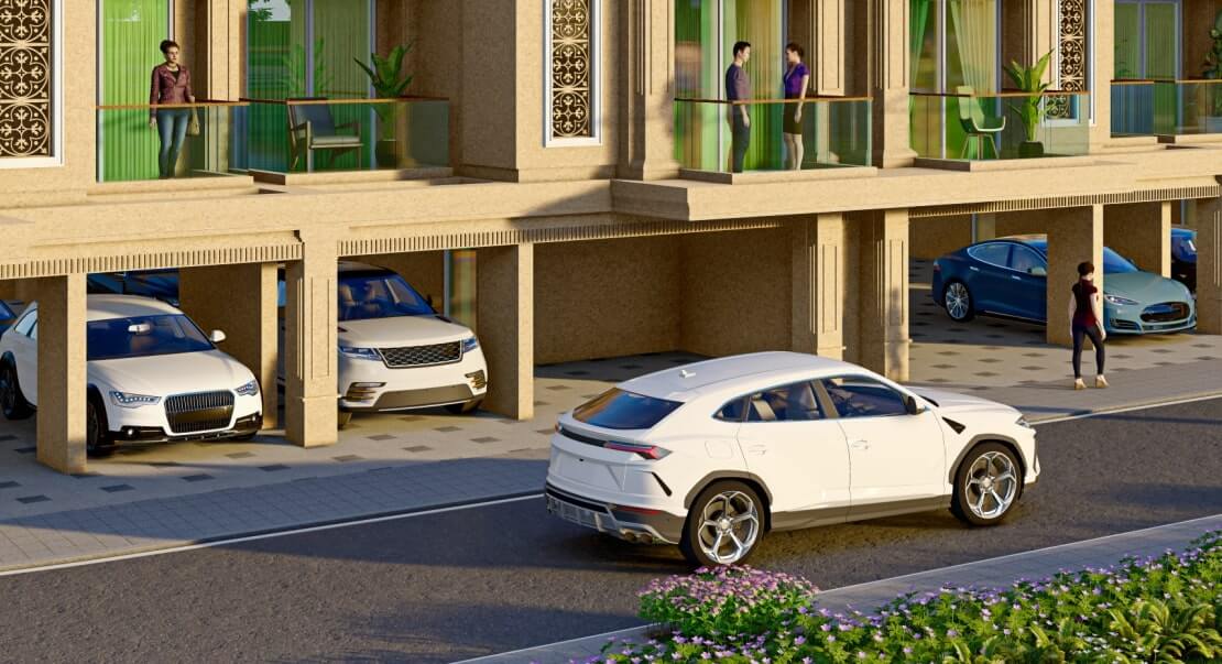 Naigaon Lodha Car parking